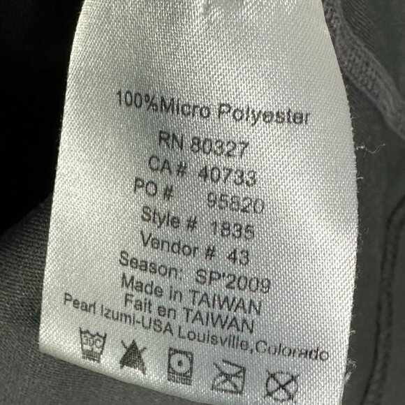 Pearl Izumi Tee Shirt Mens Large Gray 1950 Graphic Short Sleeve Crew Neck - Picture 7 of 7